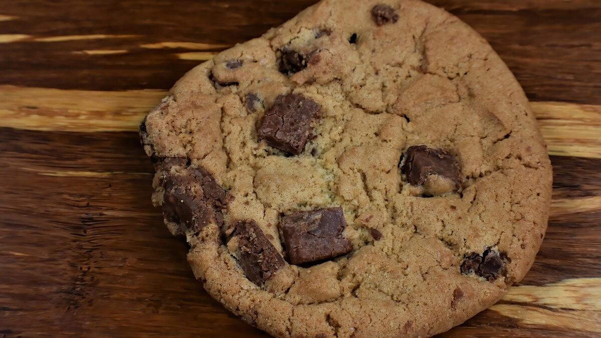 A chocolate chip cookie