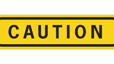 Yellow Caution Sign